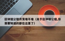 区块链公链开发难不难(关于区块链公链,你需要知道的都在这里了)