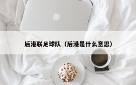 后港联足球队(后港是什么意思)