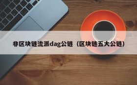 非区块链流派dag公链(区块链五大公链)