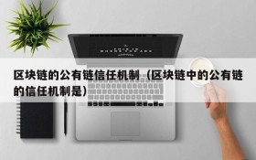 区块链的公有链信任机制(区块链中的公有链的信任机制是)