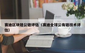 赛迪区块链公链评估(赛迪全球公有链技术评估)