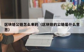 区块链公链怎么来的(区块链的公链是什么意思)