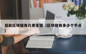 目前区块链有几条主链(区块链有多少个节点)