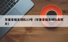 华夏幸福足球队13号(华夏幸福足球队员照片)