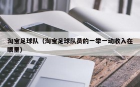 淘宝足球队(淘宝足球队员的一举一动收入在眼里)