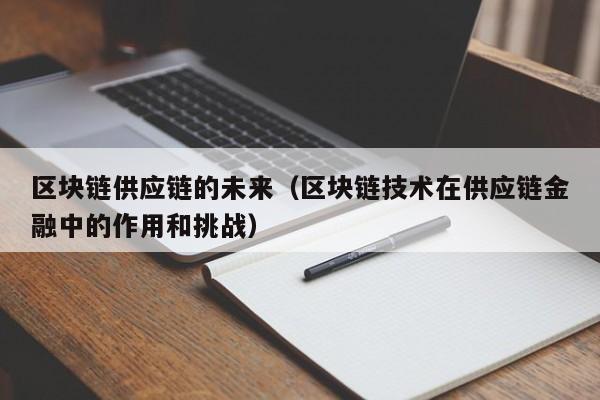 区块链供应链的未来（区块链技术在供应链金融中的作用和挑战）