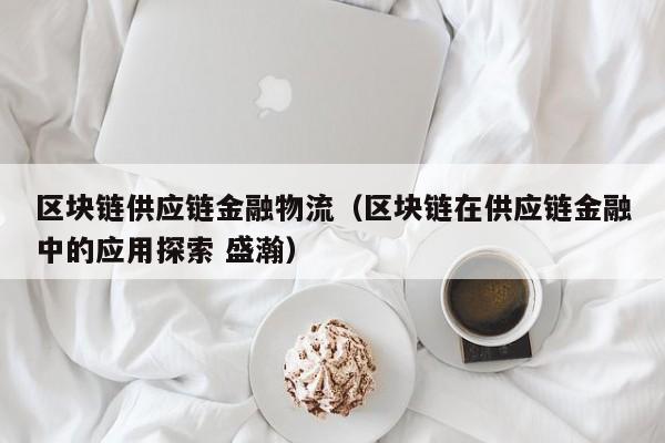 区块链供应链金融物流（区块链在供应链金融中的应用探索 盛瀚）