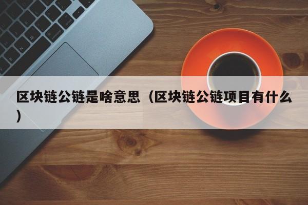 区块链公链是啥意思（区块链公链项目有什么）