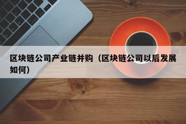 区块链公司产业链并购（区块链公司以后发展如何）