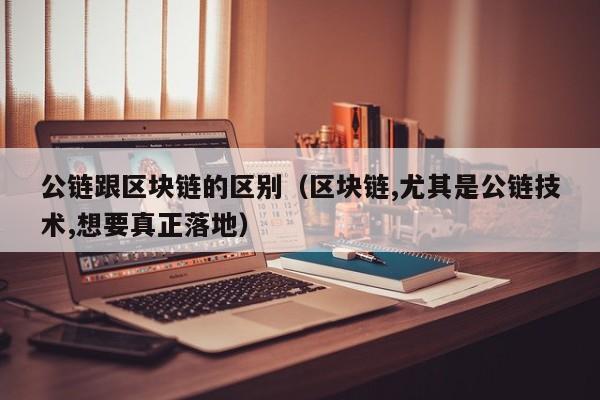 公链跟区块链的区别（区块链,尤其是公链技术,想要真正落地）
